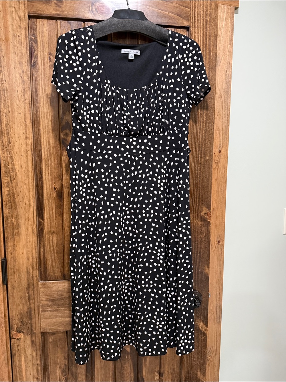 Danny & Nicole Black Dress Top